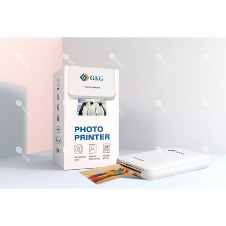 Φορητός Εκτυπωτής Pocket Photo Printer G&G